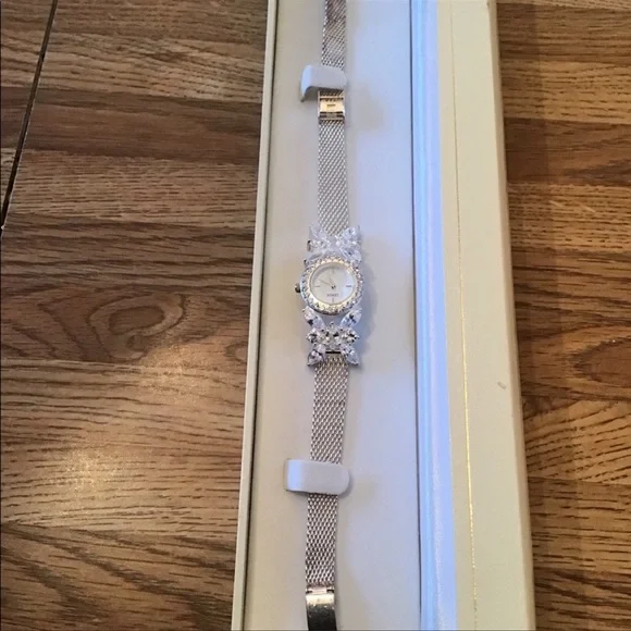 Lenox - Solid Sterling Silver 925 and Crystal Watch - Picture 8 of 8